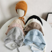Autumn Winter Warm Rabbit Fur Sequin Hat for Women