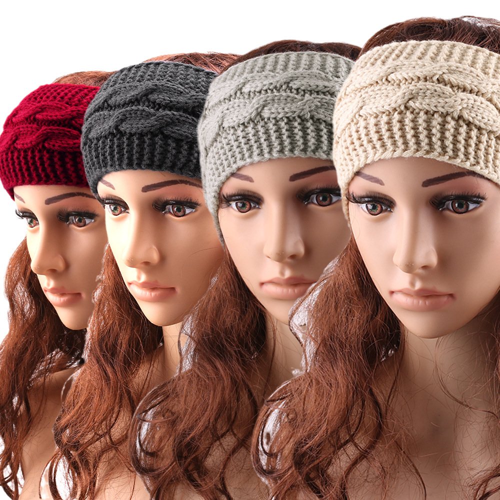 Wool Knitted Headband for Women - Warm Ear Protection