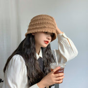 Cozy Woolen Bucket Hat for Women