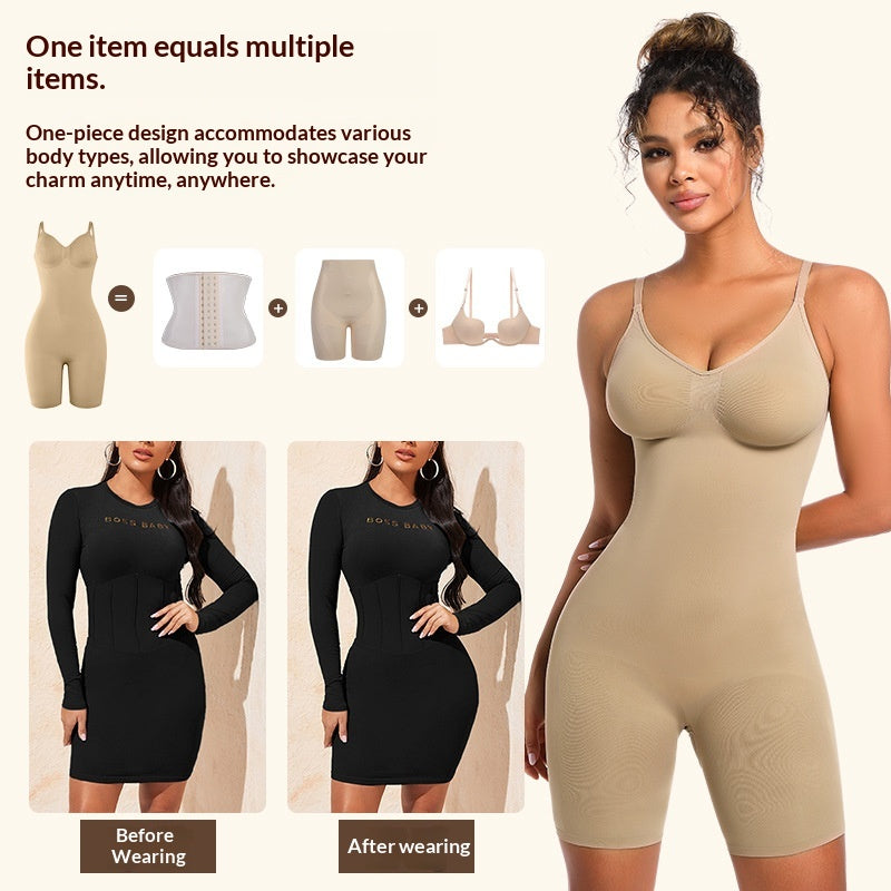Seamless Tummy Control & Hip-Lifting Shapewear Bodysuit