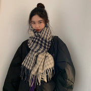 Warm Houndstooth Scarf