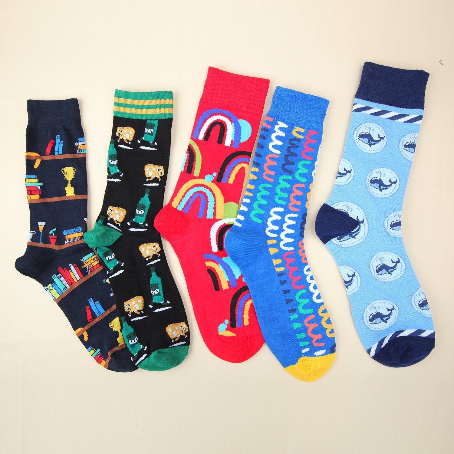 Cotton Cartoon Socks for Women