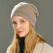 Warm Cashmere Hats for Women - Dark Grey, Blue, Purple Velvet Options
