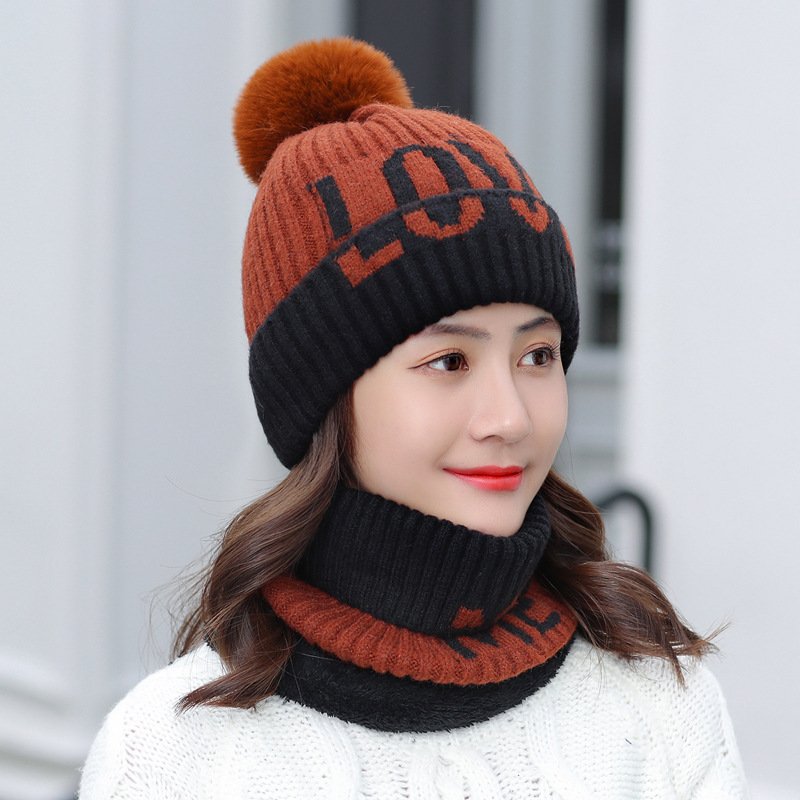 Warm Women's Fleece Woolen Hat for Travel