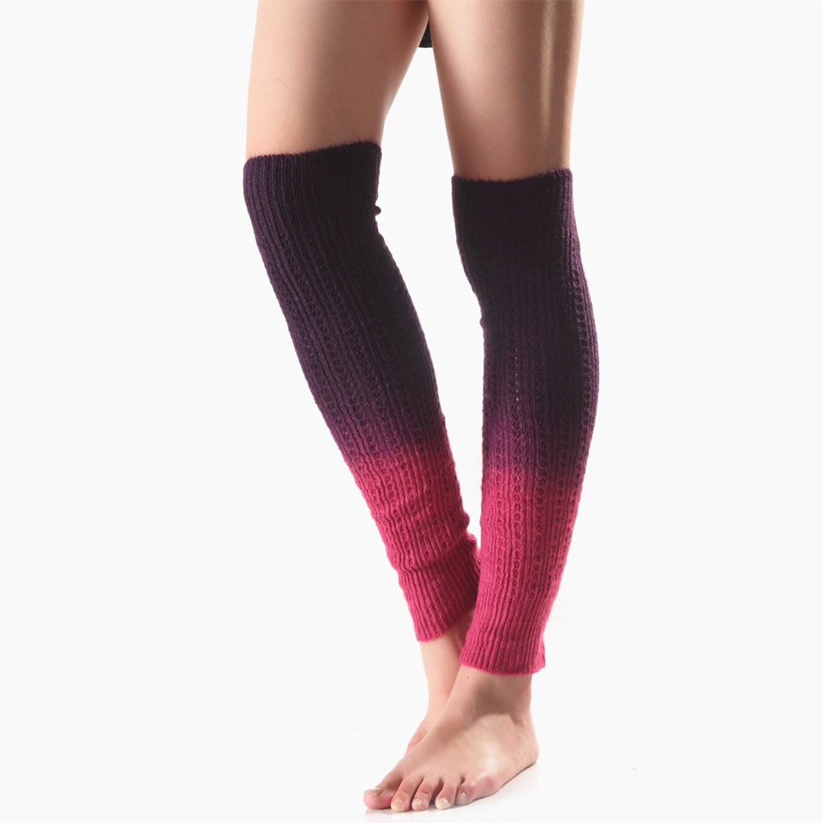 Stay Warm in Style with Gradient Cashmere Sock Boot Covers