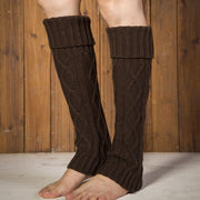 Warm Mid-Length Knitted Leggings for Women