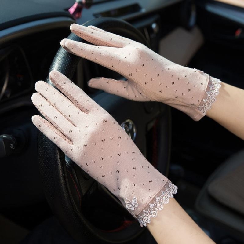 Summer UV Protection Touch Screen Gloves for Women