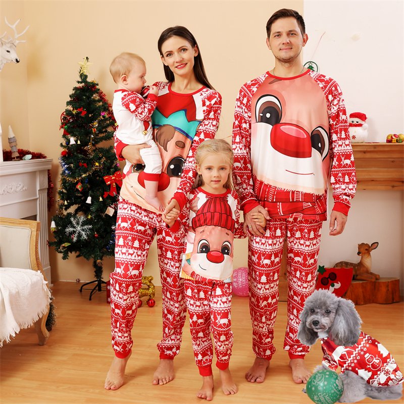 Cozy Fawn Christmas Pajamas for Men
