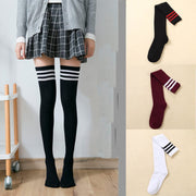 Women's Striped Long Socks - Warm & Cozy