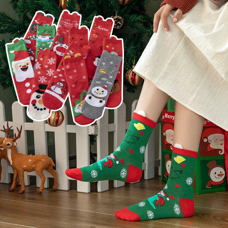 Funny Cartoon Socks for Women, Breathable Cotton