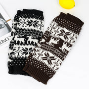 Warm Snowflake Deer Socks for Women