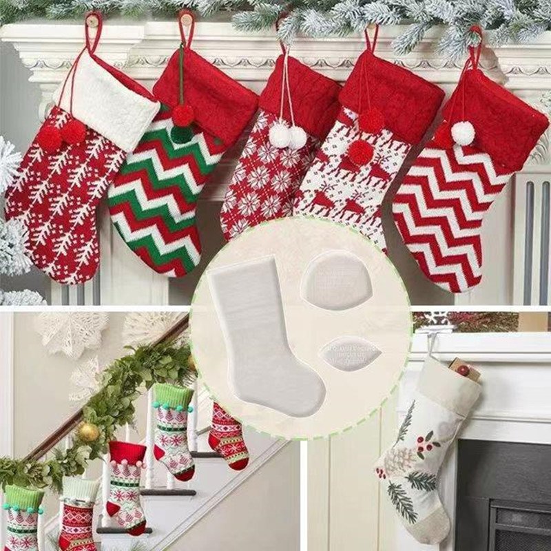 DIY Christmas Sock Pattern Set