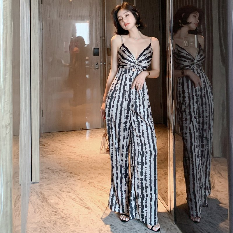 Leopard Print Wide Leg Pants for Women