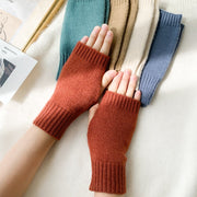Warm Fingerless Gloves for Women