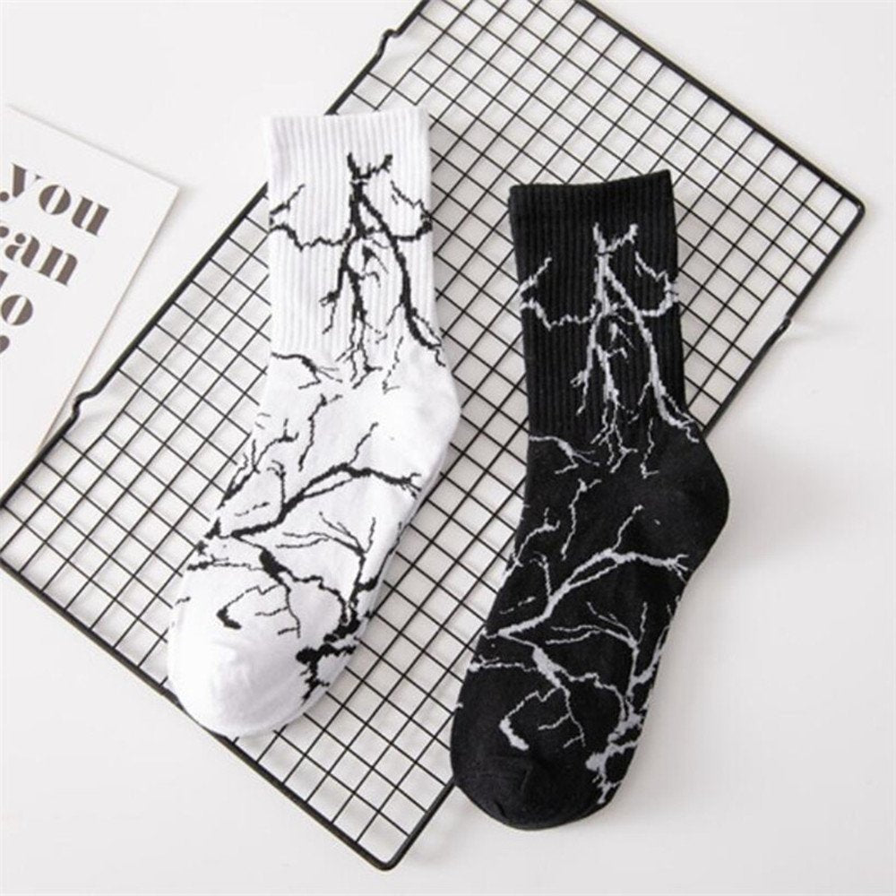Cartoon Jacquard Basketball Socks for Women