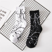 Cartoon Jacquard Basketball Socks for Women
