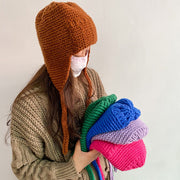 Women's Knitted Wool Hats for Cold Weather