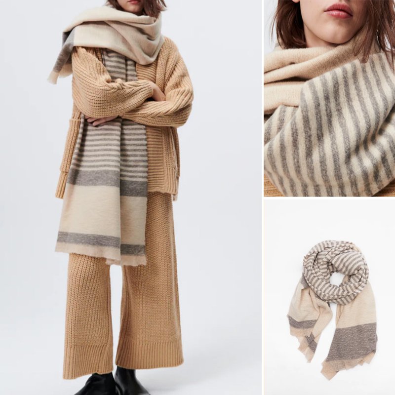 Warm Stripe Scarf