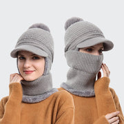 Warm Ear Shield Knitted Hat for Women