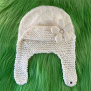 Cute Beige Wool Ear Protection for Kids