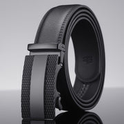 Business Automatic Buckle Leather Belt for Men