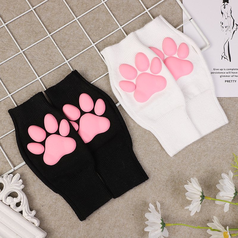 Warm Cat Paw Gloves for Winter