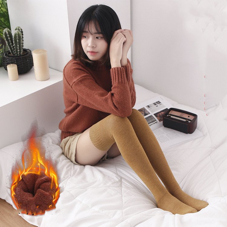 Warm Japanese Style Knee Socks for Women