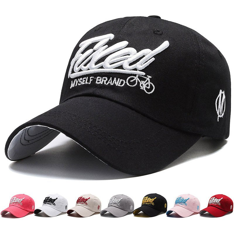Casual Sun Protection Embroidered Hats for Men and Women