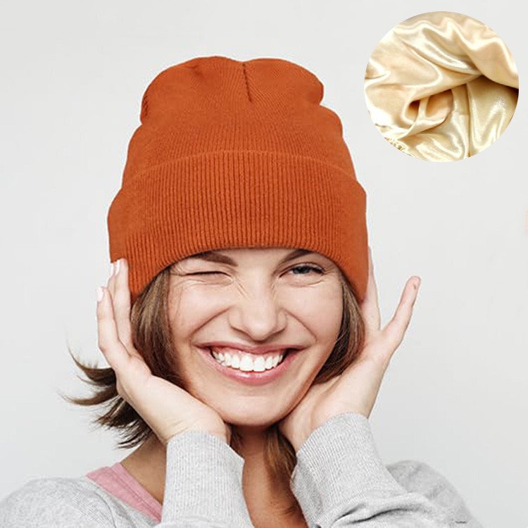 Warm Beanie Hats for Women - Colorful Knit Headwear
