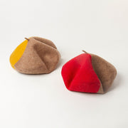 Color Blocking Beret
