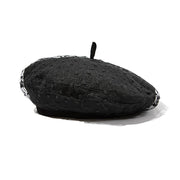 Breathable Lace Mesh Beret for Women