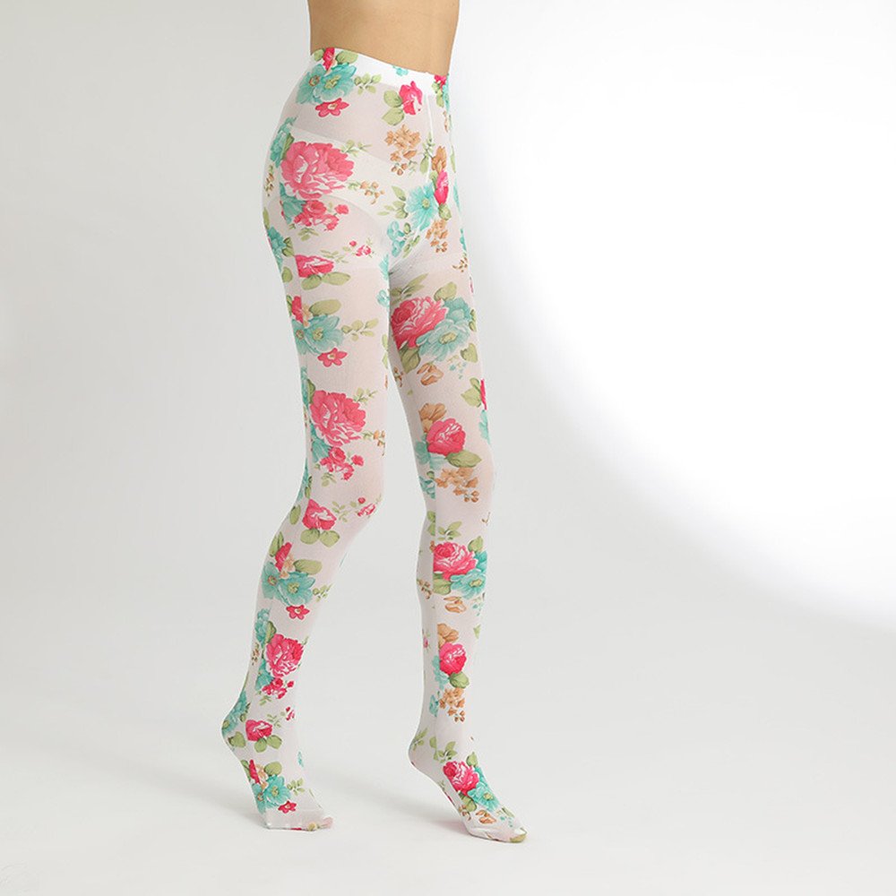 Thin Floral Tights for Women
