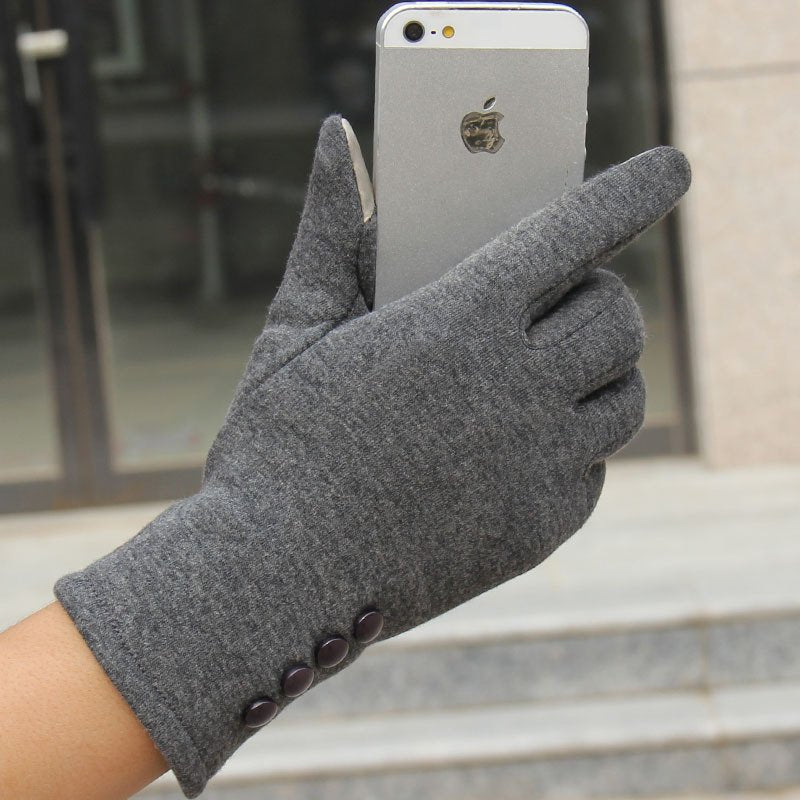 Warm Touchscreen Cashmere Gloves for Women