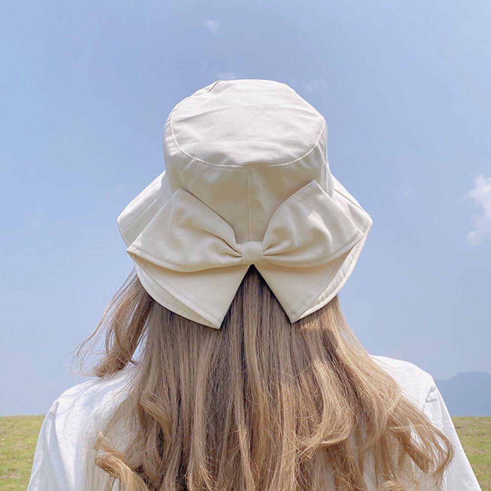 Off-White Fisherman Hat for Women - Sun Visor Style