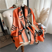 Stay Warm in Style with Colorful Shawl Scarf