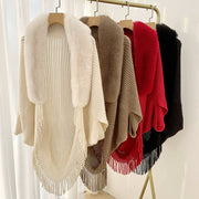 Solid Color Cashmere Scarf for Women Winter Warmth