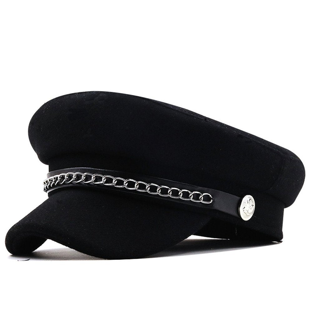 Versatile Military-Style Knit Hat for Women