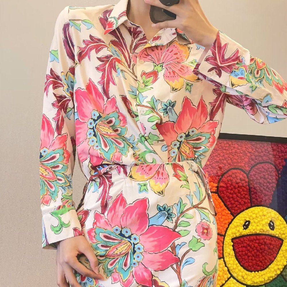 Women's Fashion Suit Coat Shirt Skirt Pants Set