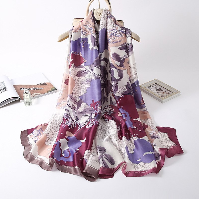 Elegant Silk Scarf Shawl