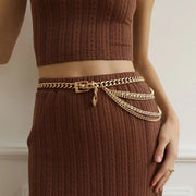 Rhinestone Waist Chain Belt