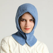 Winter Warmth Neckband Wool Hat for Women