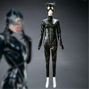Women's PU Leather Jumpsuit One-piece Suit