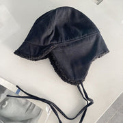 Warm Women's Corduroy Ear Flap Hats