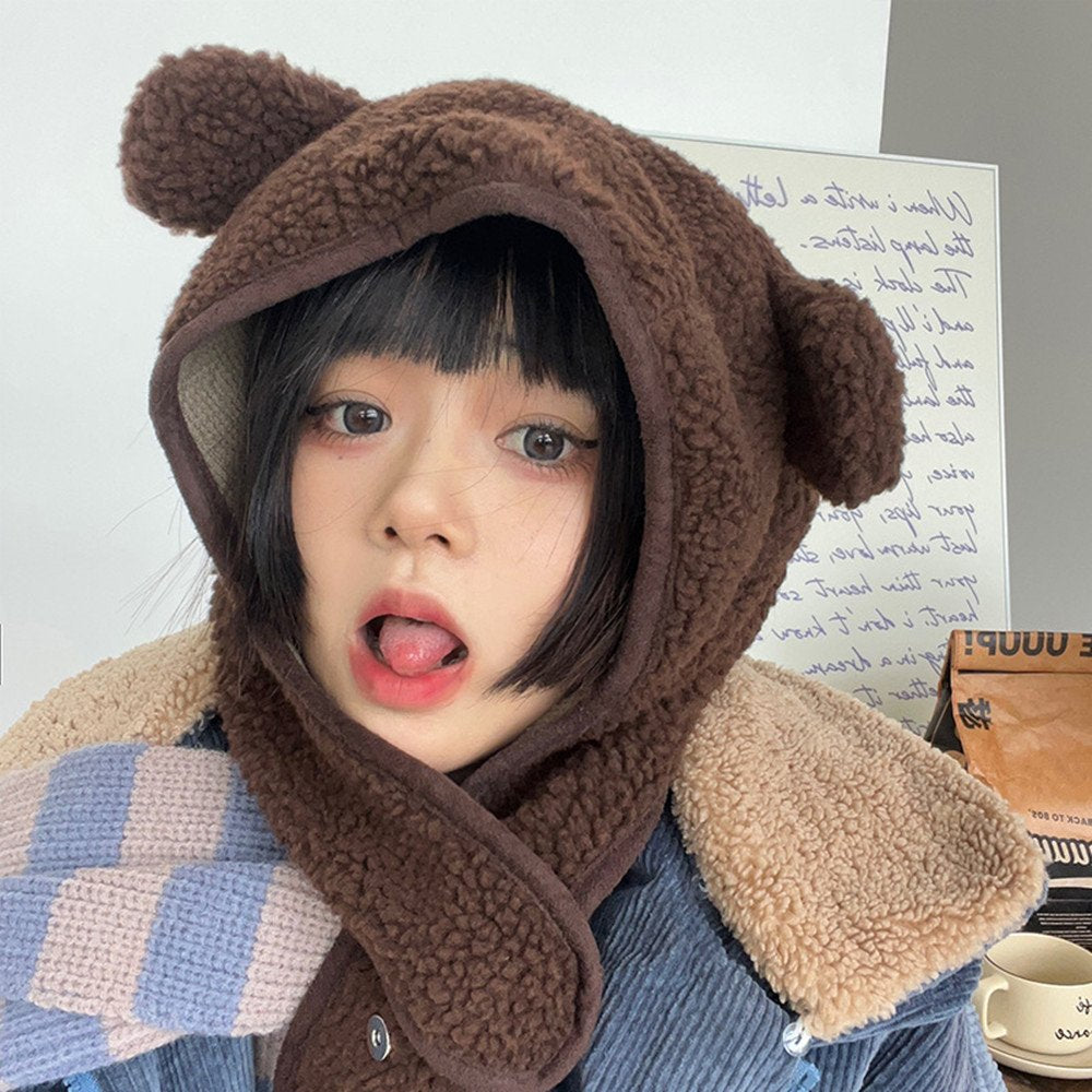 Cozy Bear Ears Beanie