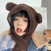 Cozy Bear Ears Beanie