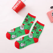 Fun Christmas Snowman Socks for Women
