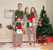 Cozy Striped Christmas Pajamas for Family