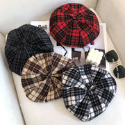 Vintage Octagonal Beret Hat for Women