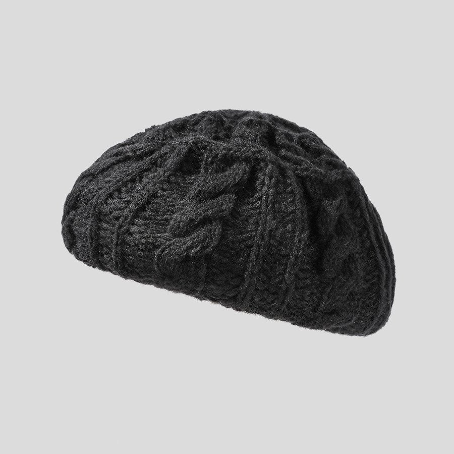 Vintage-Inspired Woolen Beret Hats for Women
