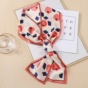 Long Elegant Lady Silk Scarf Hair Binding